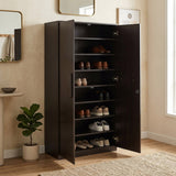 Raven Engineered Wood Shoe Rack- Wenge