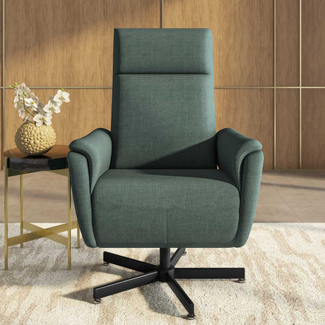 Regno 1 Seater 360-Degree Swivel Electric Recliner - Green