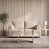 Renzo 2 Seater Sofa- Almond Beige