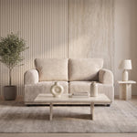 Renzo 2 Seater Sofa- Almond Beige