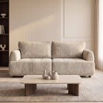 Renzo 3 Seater Sofa- Almond Beige