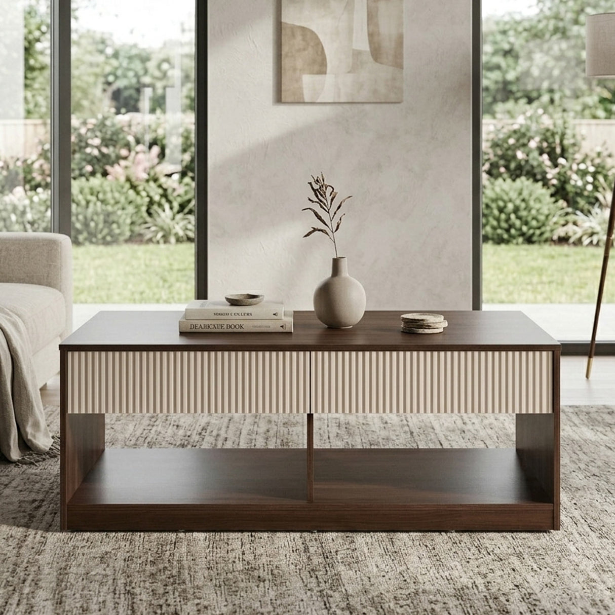 Rova Center Table- Walnut