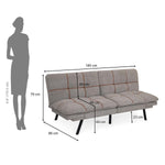 Resto Sofa Cum Bed - Beige