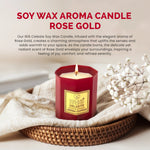 IRIS Celeste Aroma Votive Candle- Rose Gold