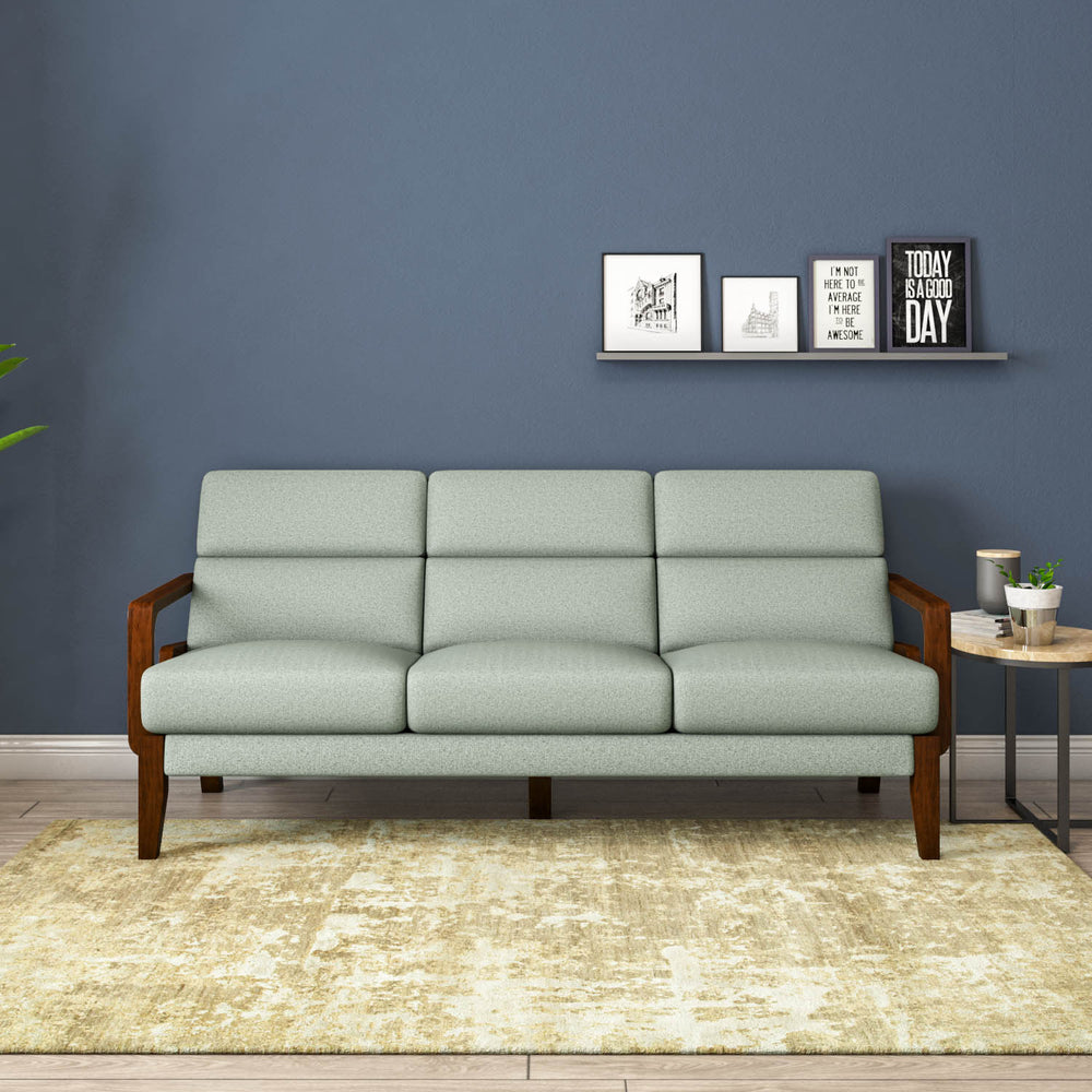 Sailor 3 Seater Fabric Sofa- Taupe Brown