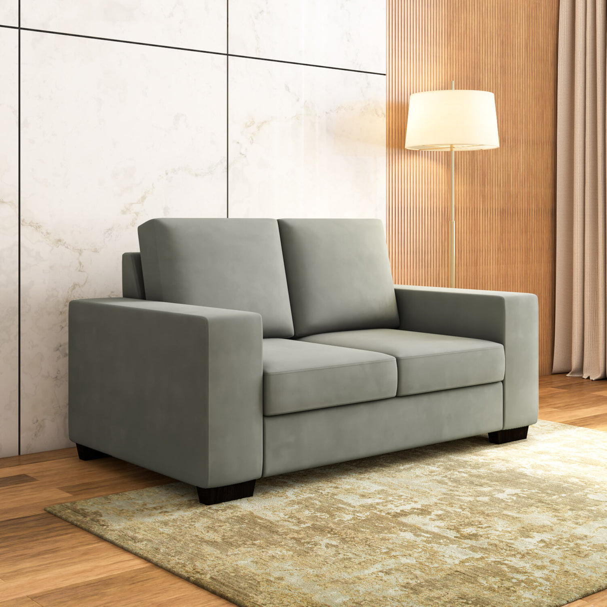 Shirley 2 Seater Sofa (Grey)