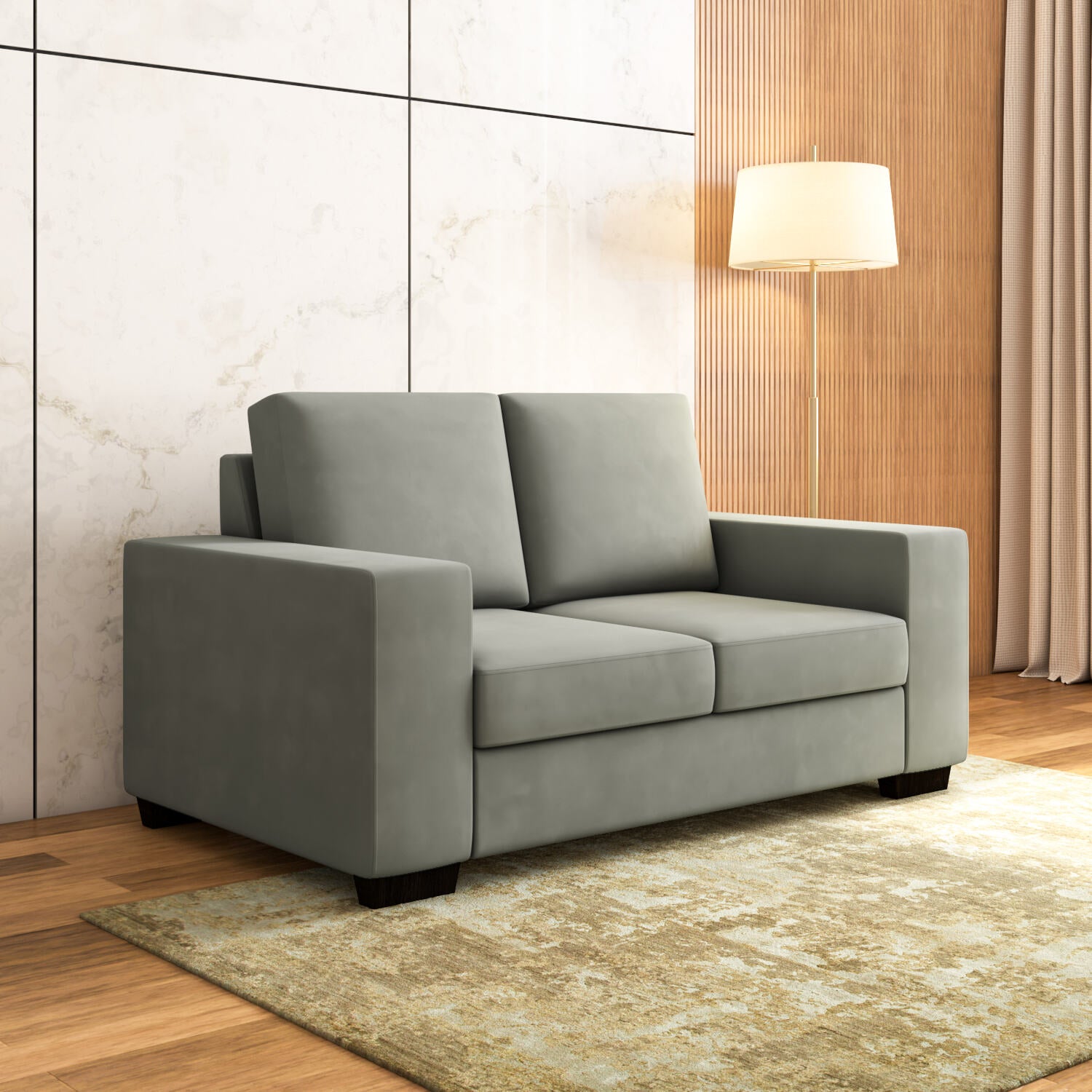 Shirley 2 Seater Sofa (Grey)