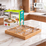 Sanjeev Kapoor Bahamas Bowl and Tray Set- 5 Pieces, Transparent