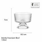 Sanjeev Kapoor Istanbul Icecream Bowl Set of 6- 145 ml, Transparent
