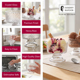Sanjeev Kapoor Istanbul Icecream Bowl Set of 6- 145 ml, Transparent