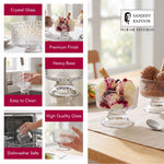 Sanjeev Kapoor Istanbul Icecream Bowl Set of 6- 145 ml, Transparent