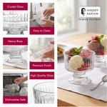 Sanjeev Kapoor Dubai Icecream Bowl Set of 6- 145 ml, Transparent