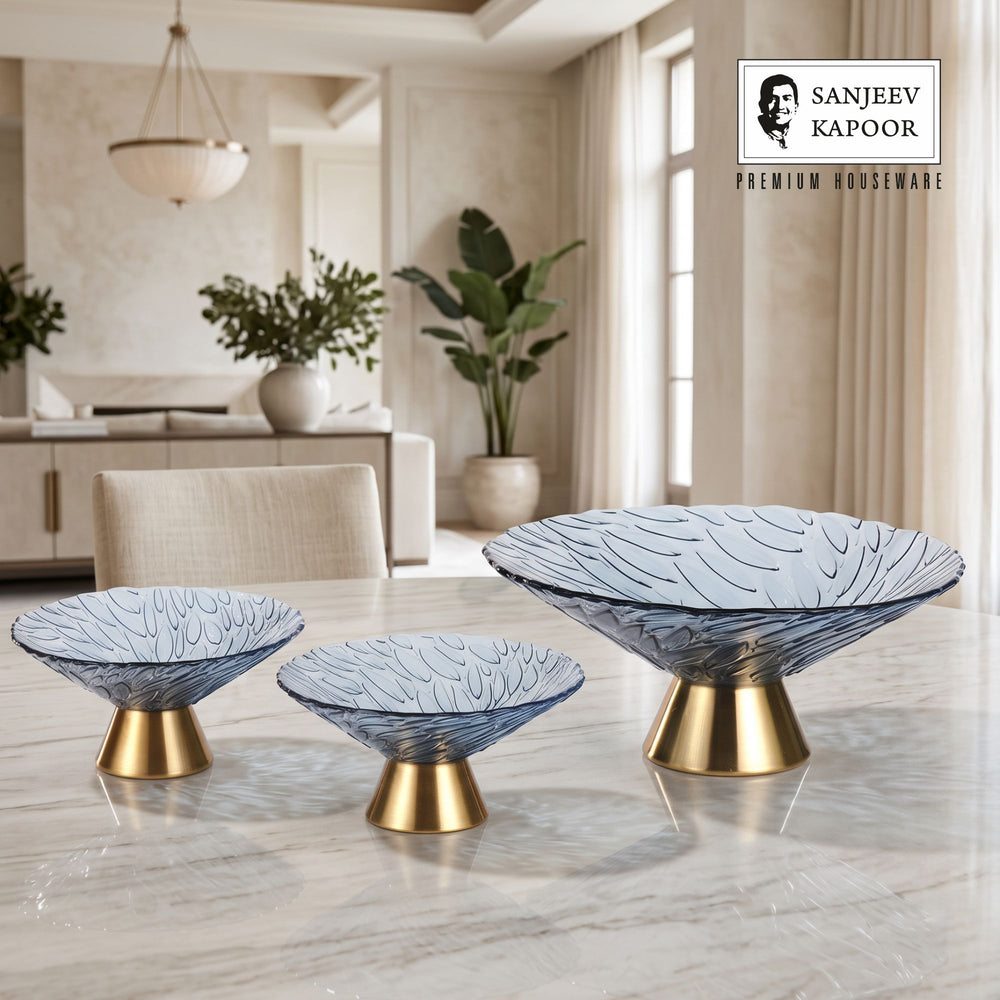 Sanjeev Kapoor Ornet Bowl Set of 3- Blue