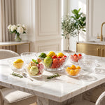 Sanjeev Kapoor Lorea Pudding Bowl Set of 7- Transparent