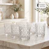 Sanjeev Kapoor Bosa Nova Juice Glasses Set of 6- 230 ml, Transparent