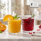 Sanjeev Kapoor Bosa Nova Juice Glasses Set of 6- 230 ml, Transparent