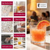 Sanjeev Kapoor Bosa Nova Juice Glasses Set of 6- 230 ml, Transparent