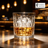 Sanjeev Kapoor Bosa Nova Whisky Glasses Set of 6- 330 ml, Transparent