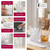 Sanjeev Kapoor Dubai Bar Set- 8 Pieces, Transparent