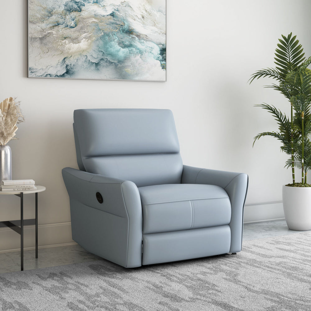 Skye 1 Seater Electric Recliner (Sky Blue)