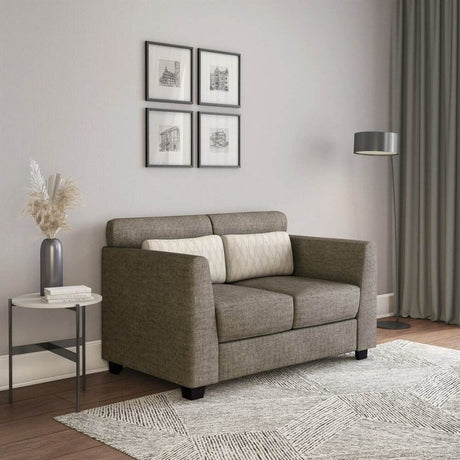 Nilkamal svelte Plus 2 Seater Sofa Dark Brown