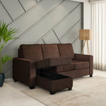 Shirley Lounger 2 Seater Sofa (Choco Brown)