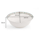38 Pieces Florim Porcelain Dinner Set- White and Green