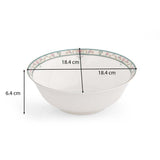 38 Pieces Florim Porcelain Dinner Set- White and Green