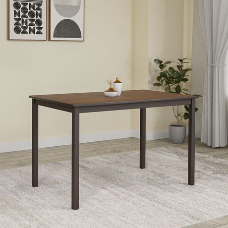 Nilkamal tansy 4 Seater Dining Table Antique Cherry