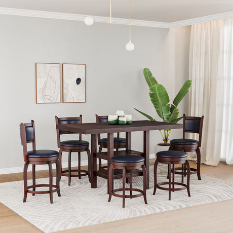 Nilkamal Theon Counter Height 6 Seater Dining Set - 02