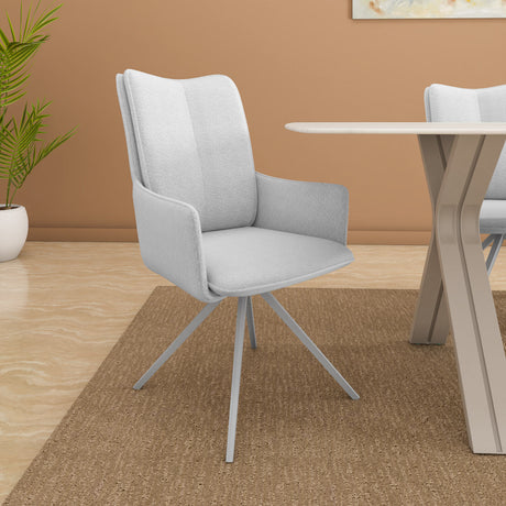 Nilkamal Titania Auto Return Swivel Dining Chair Ivory