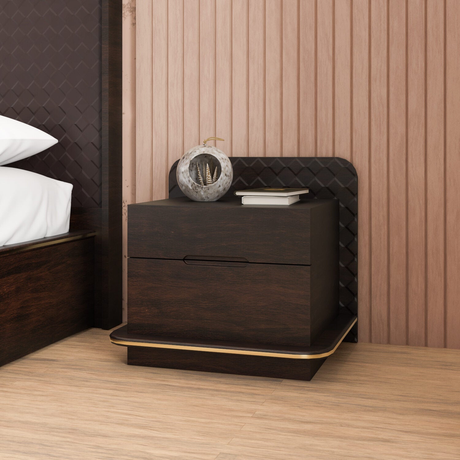 Triton Night Stand (Cocoa Brown)