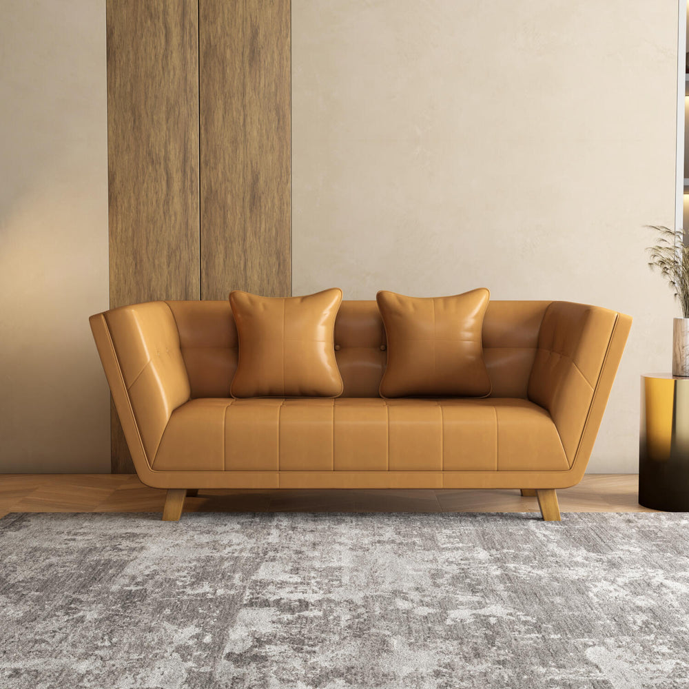 Tuscany 2 Seater Sofa (Mustard)