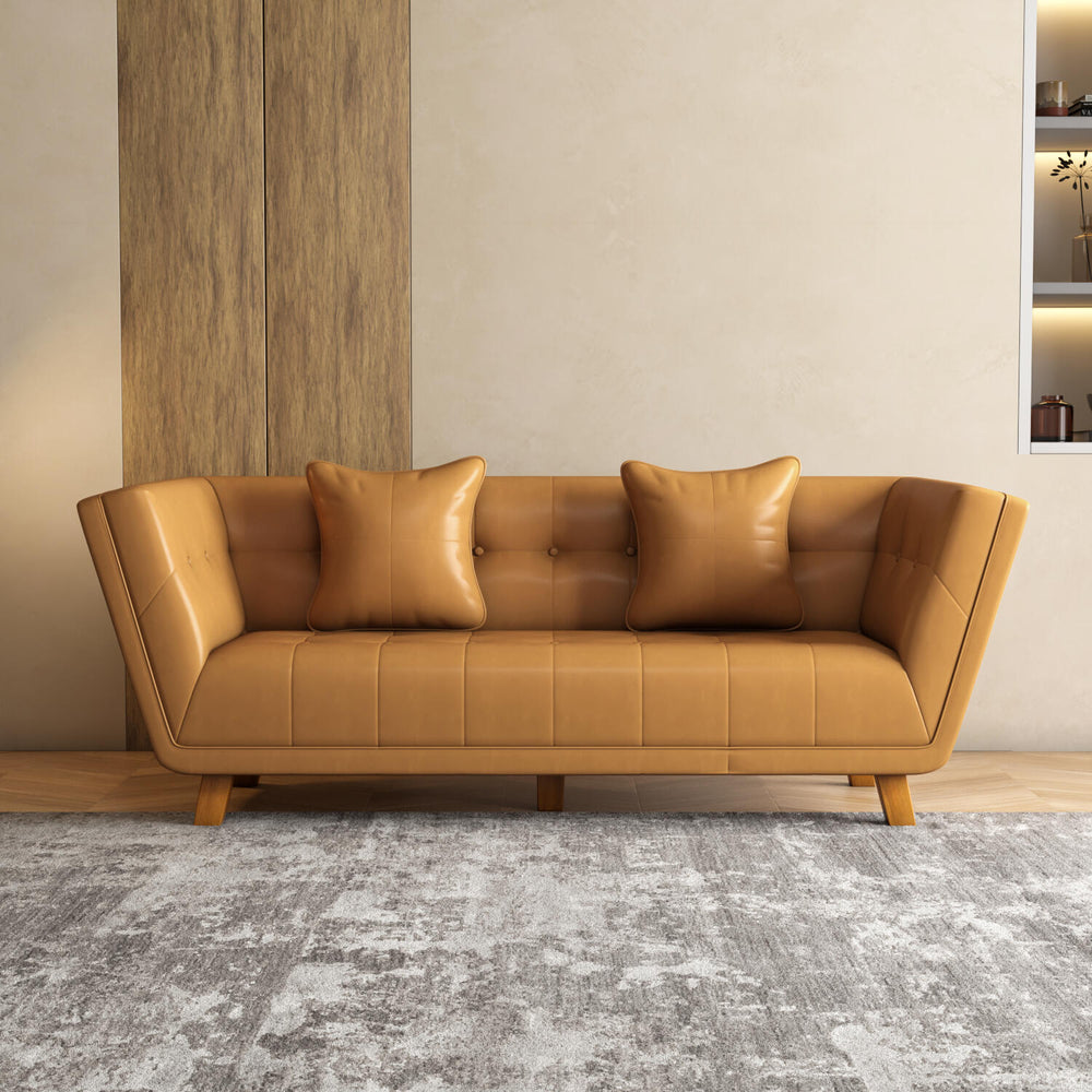 Tuscany 3 Seater Sofa (Mustard)