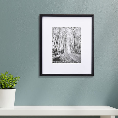 Nilkamal Single Mdf Wall Mounted Photo Frame Black 8 X 10 Inch