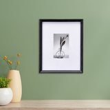 Single MDF Wall Mounted Photo Frame- Black, 4 x 6 Inch