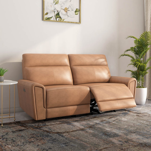 Nilkamal Venosa 3 Seater Electric Recliner Sofa Tan