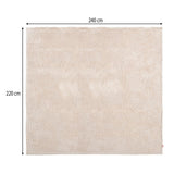 Arch Jacquard Polyester Double Blanket- Beige