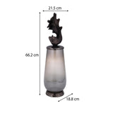 Decorative Hamatite Twig Large Vase- Grey