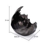 Hamatite Wave Aluminum Bowl- Grey