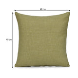 Nature Pulse Embroidered 16" x 16" Cushion Cover- Green