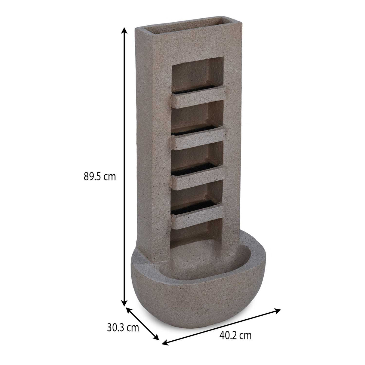 Vertical Flow Polyresin Water Fountain- Sand