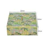 Multipurpose Square Dryfruit Box With Lid- Green