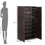 Raven Engineered Wood Shoe Rack- Wenge