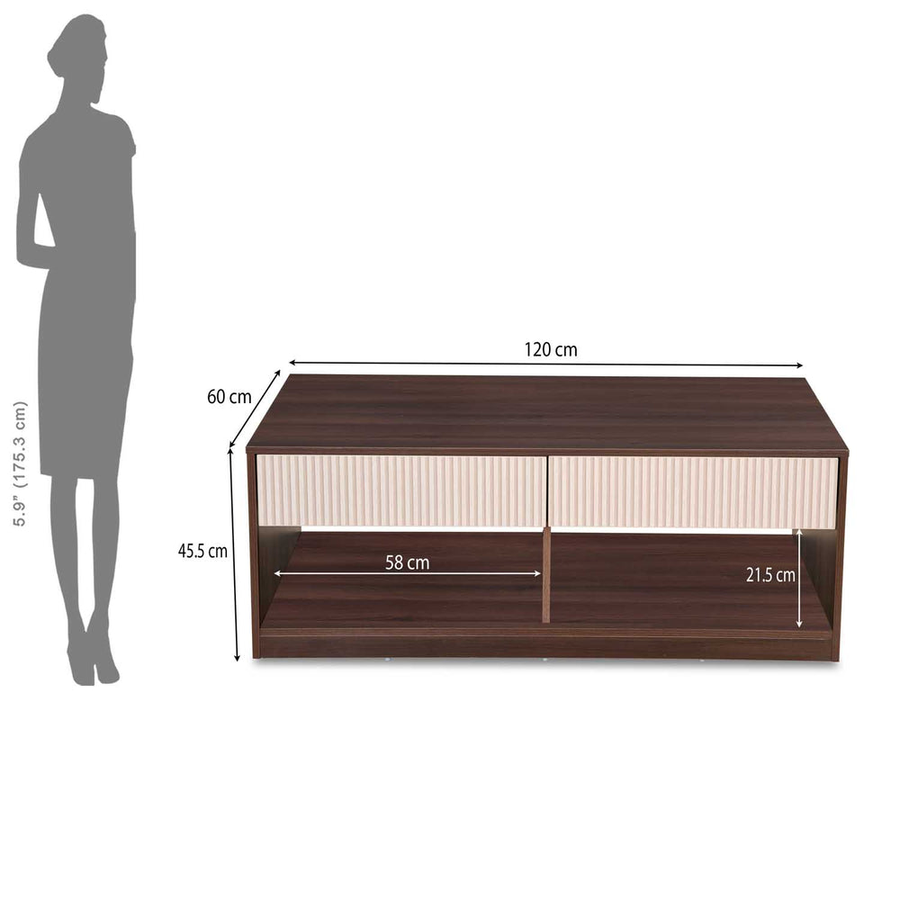 Rova Center Table- Walnut
