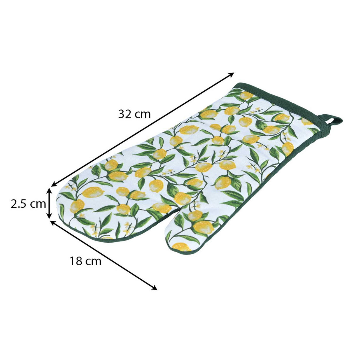 Lemon Lush Oven Golve- Multicolor