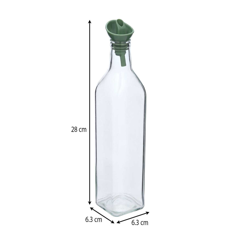 Oil & Vinegar Bottle- Green,  500 ml