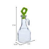 Oil & Vinegar Bottle with Handle- Green,  275 ml