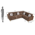 Cooper Corner Sofa- Brown