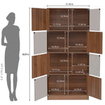 Magnus Bookshelf- Lyon Walnut